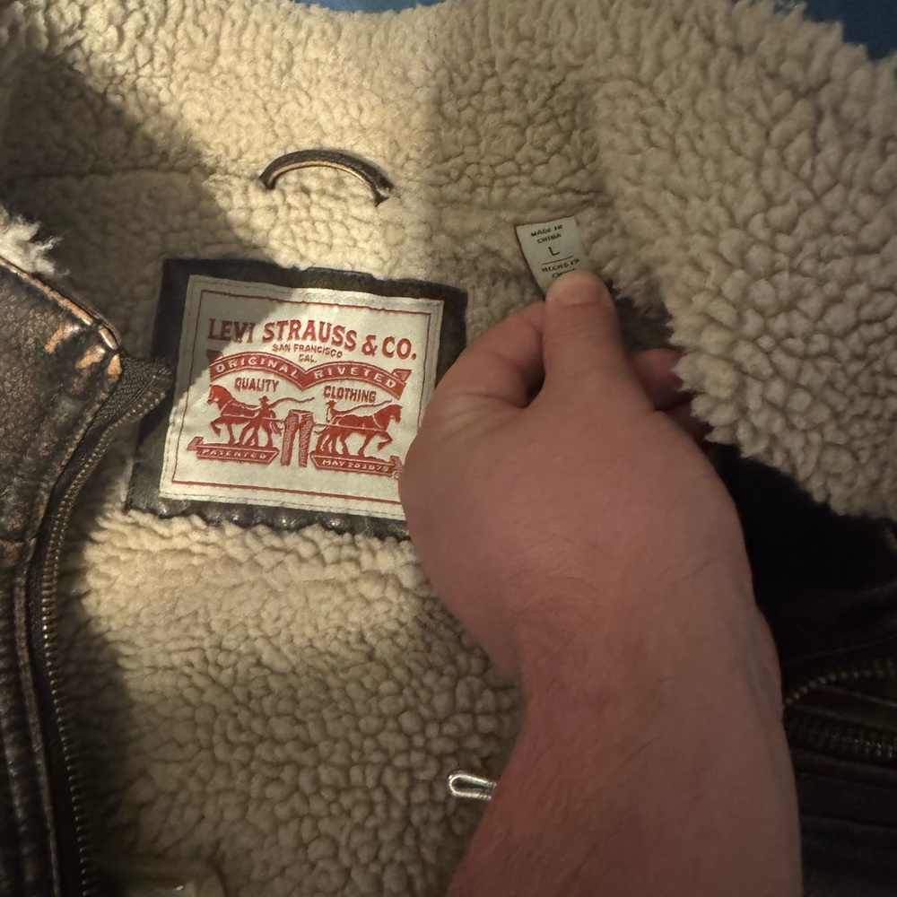 Levi's Dark Brown Bomber Jacket - image 3